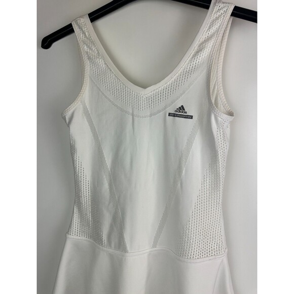 Adidas X Stella McCartney Barricade White Tennis Dress No Shorts Size Small - Picture 5 of 16